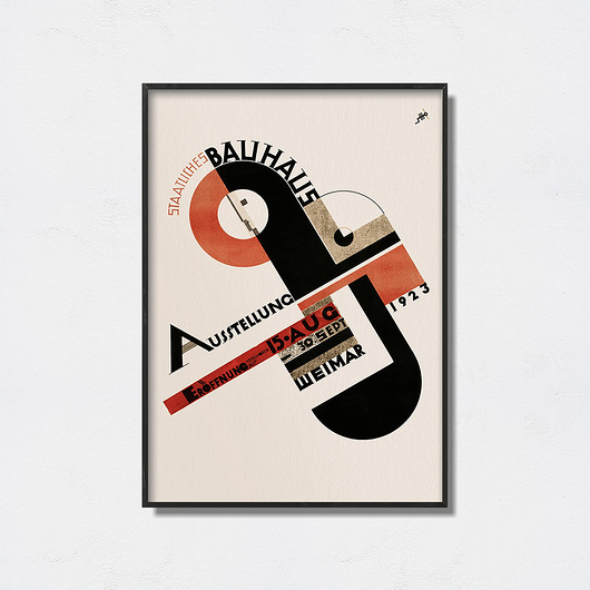 plakaty Bauhaus Art Exhibition Poster