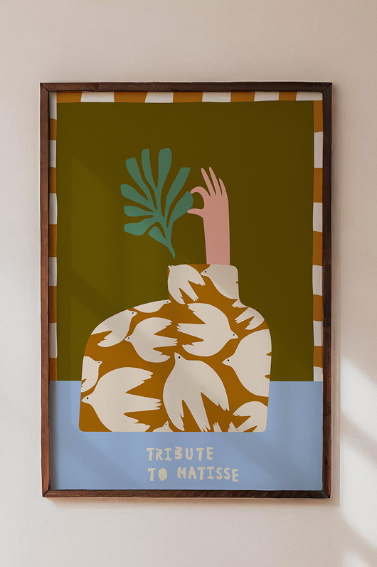 plakaty Plakat Tribute to Matisse