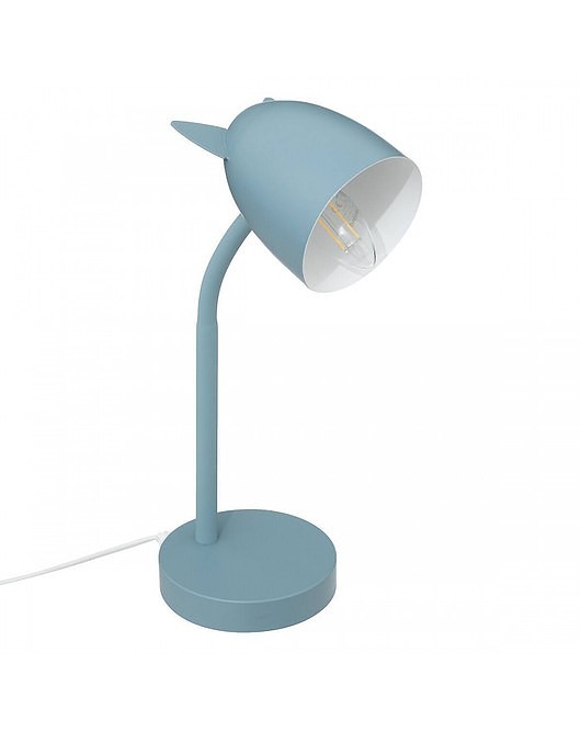 lampy do pokoju dziecka Lampa Biurkowa Lampka dla Dzieci Kitty Niebieska
