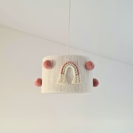 lampy do pokoju dziecka Lampa sufitowa do pokoju dziewczynki "Pink Rainbows"