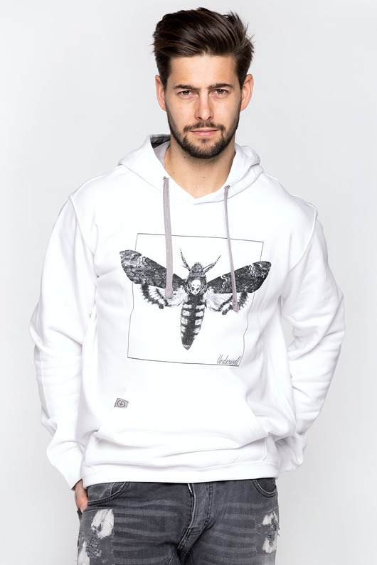 bluzy męskie Bluza kangurka UNDERWORLD unisex Night Butterfly
