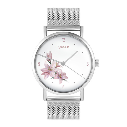 zegarki damskie Zegarek - Lilia - bransoleta mesh