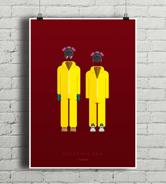 Breaking Bad - plakat A4 minimalmill