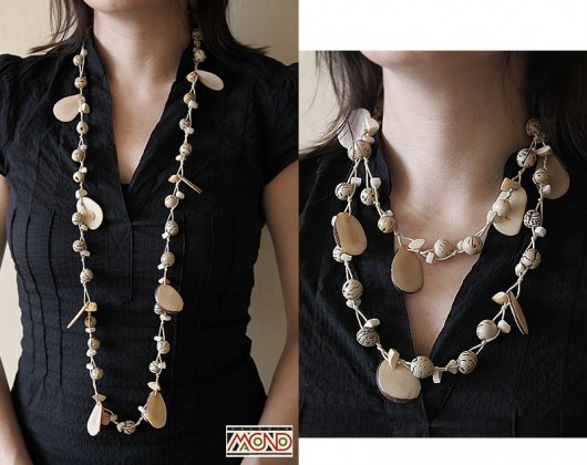 Ecru orzech tagua (n267) Galeria Macondo