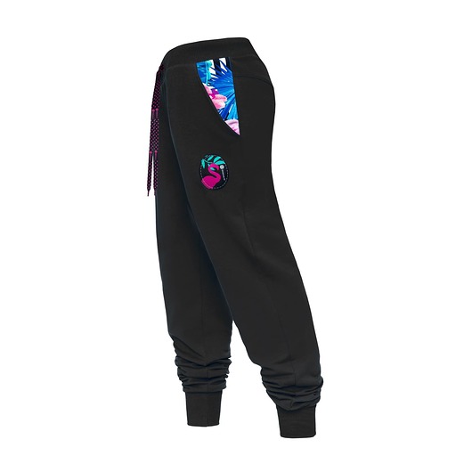 Spodnie dresowe Shaka Black Flamingo ZookiWear
