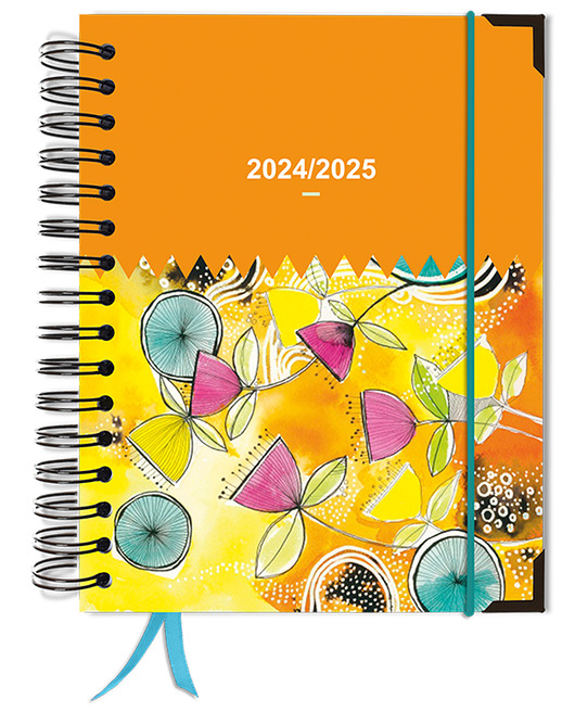 kalendarze i plannery Kalendarz terminarz 2024-2025 dzienny roczny A5+