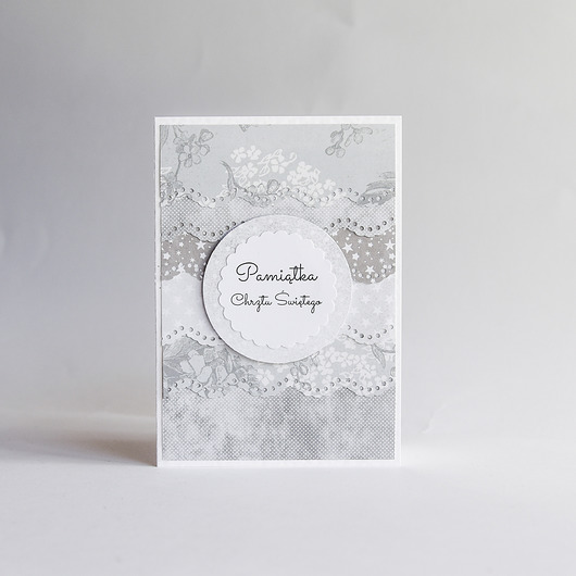 Pamiątka Chrztu świętego patchwork Papiernik