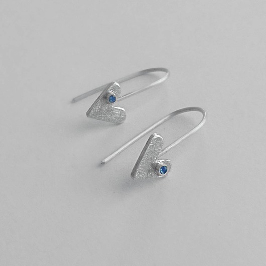 kolczyki srebrne Kolczyki srebrne SERDUSZKO