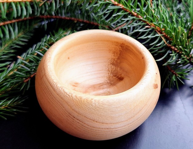 miski i misy Drewniana miska dekoracyjna z serii Sia.