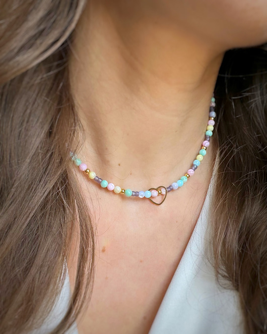 chokery Naszyjnik z kolorowej muszli LOLA