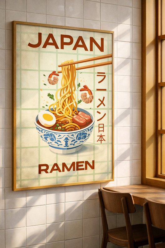 plakaty Plakat Ramen zupa