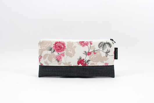 piórnik kosmetyczka jeans 05 shabby chic RękaProduction
