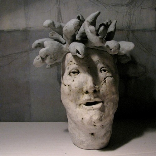 Głowa, biała Anna Kozłowska- Łuc