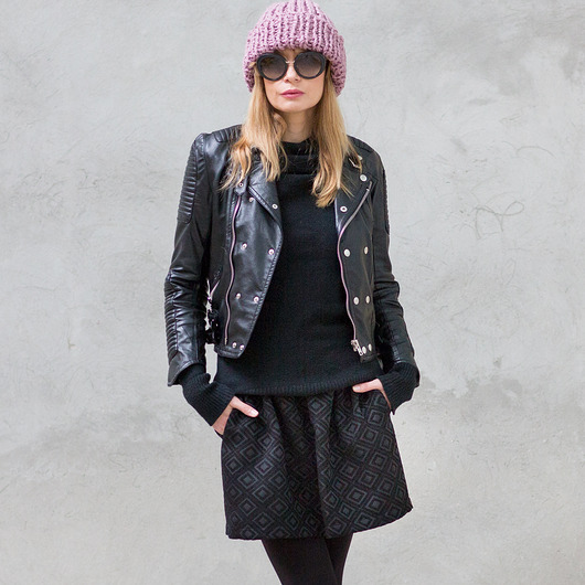 rozkloszowana soódniczka żakard Fall 2015  Candy Floss clothes