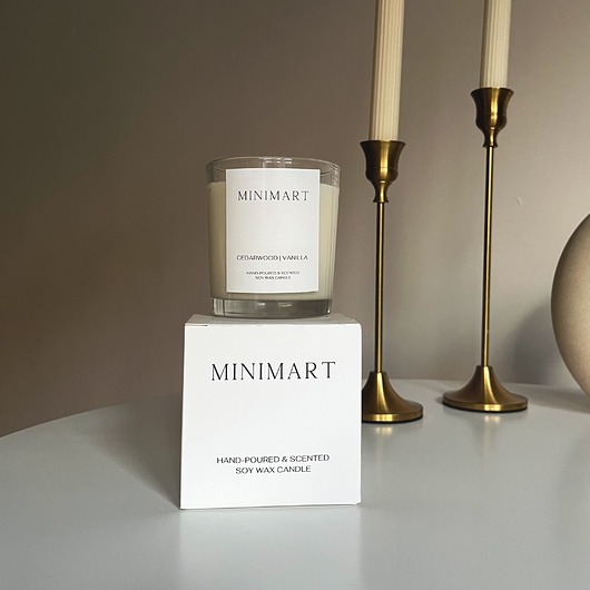 świeczniki i świece Świeca sojowa Cedarwood Vanilla