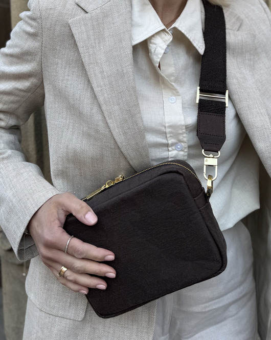 torebki mini Listonoszka Mini MELODY Plus Crossbody Czekolada