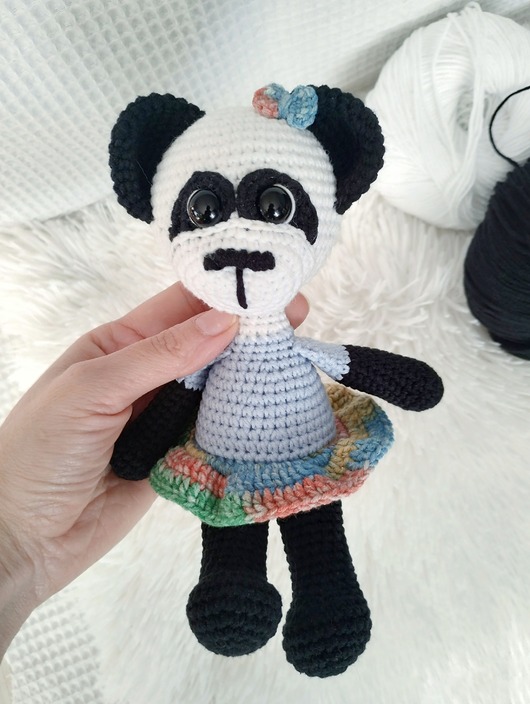 misie i maskotki Panda Patrycja