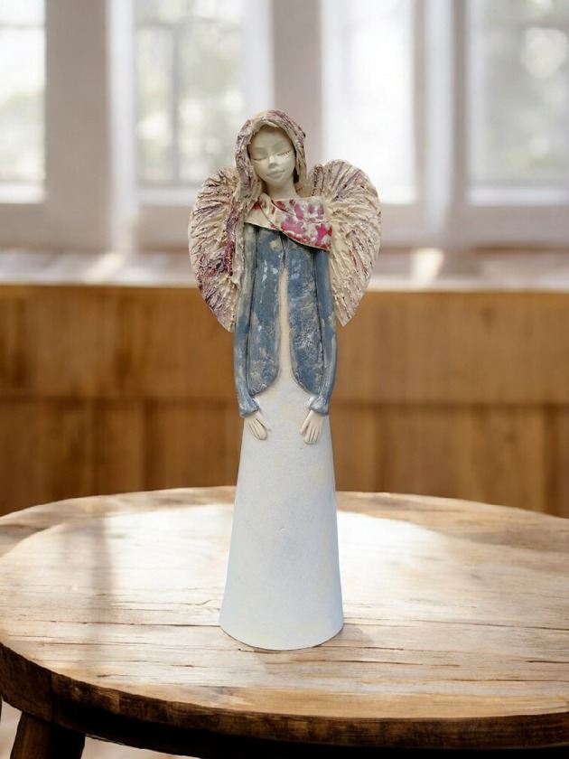 figurki i rzeźby Anioł ceramiczny