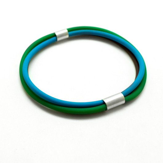 bransoletki wire wrapping Trójkolorowa bransoleta