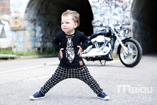 Spodnie Baggy Black  MAIOU Kids