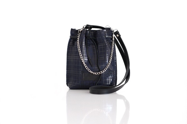 Mały worek w kratę KAMILA LIMA bags and more