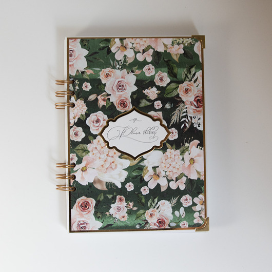kalendarze i plannery Planer ślubny organizer planner scrap