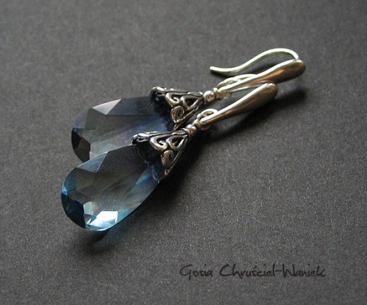 kryształ Swarovski blue Gosia Chruściel-Waniek