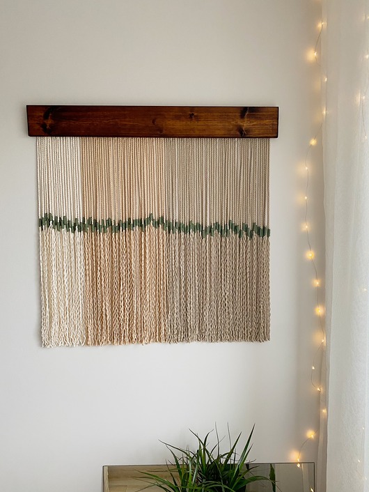 makramy Makrama Modern III na ścianę