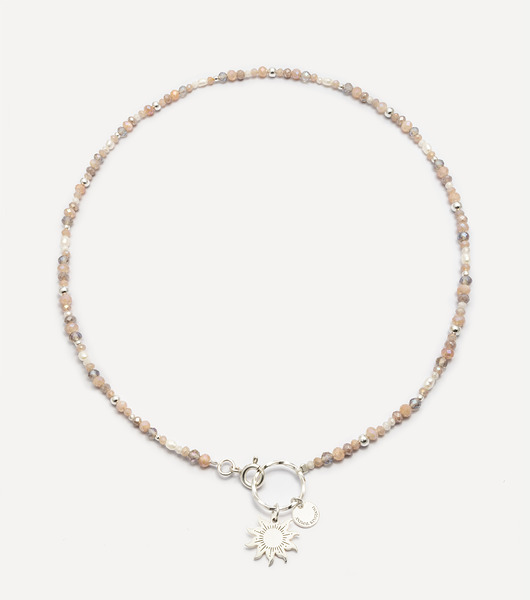 chokery Naszyjnik srebrny z kamieniami Shine Bright