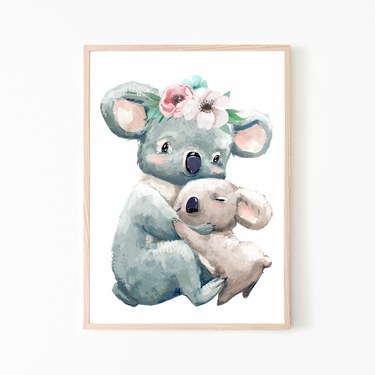 Plakat obrazek Koala z mamusią Dekoracjan