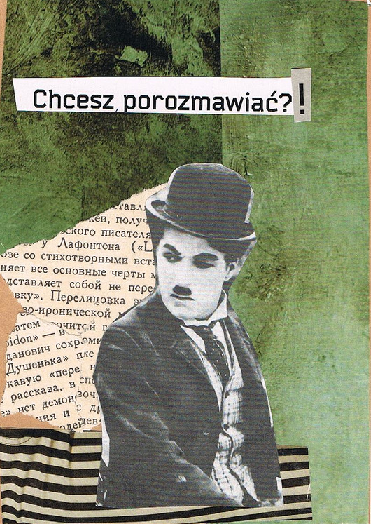 plakaty Charlie -  Kolaż - plakat - wydruk