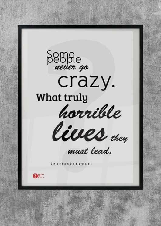 Crazy Plakat 30x40 GAU Home