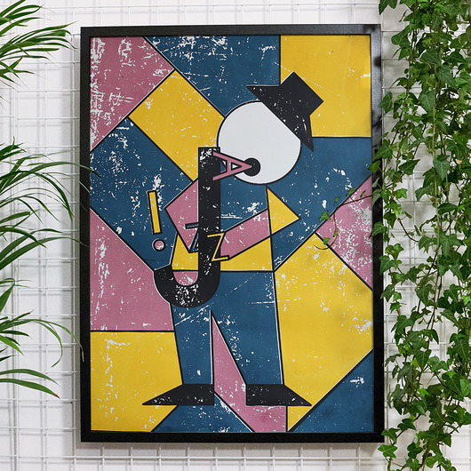 Jazz - plakat sitodruk Pracownia Witryna
