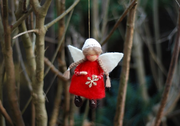 karuzele i girlandy do łóżeczka Świąteczna Wróżka - Waldorf toys I