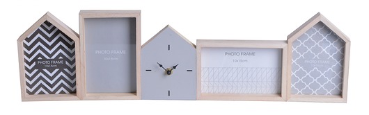 Multiramka z zegarem MIA home