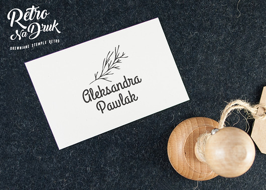 Stempel 40mm RetroNadruk