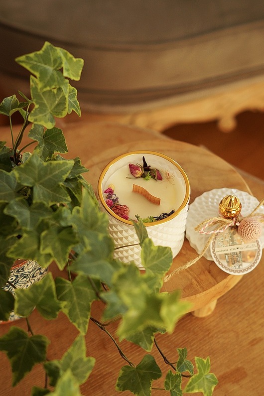 świeczniki i świece Świeca w szkle No.8 biała