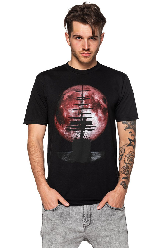 t-shirty męskie T-shirt męski UNDERWORLD Ship czerwony