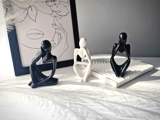 figurki i rzeźby Zestaw 3 figurki - Thinker 3 szt.