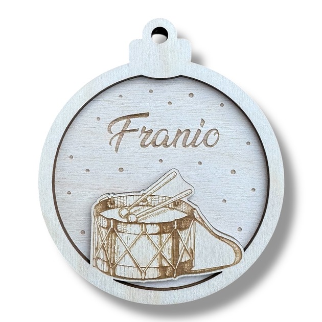 ozdoby choinkowe Bombka z Imieniem Bębenek