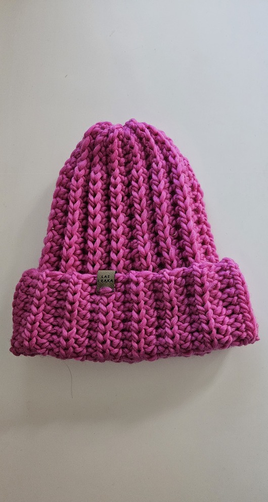 czapki damskie Czapka wełniana Magenta