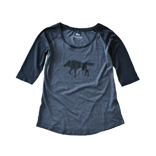 t-shirt damskie Koszulka damska z wilkiem