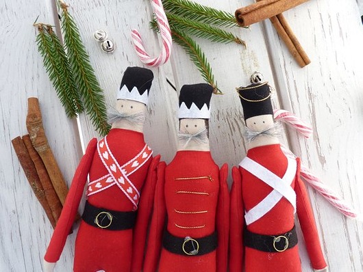 dekoracje świąteczne Ołowiany żołnierzyk, dziadek do orzechów