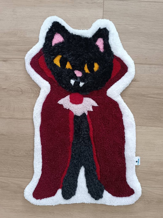 dywany Czarny kot Dracula, dywan