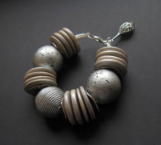 Bransoletka - &quot;Silver&quot; XXXDiamicArt