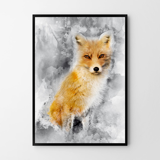 plakaty Plakat Rudy Lisek