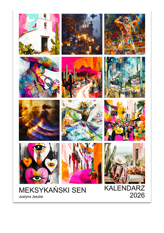 kalendarze i plannery Kalendarz 2026 Meksykański Sen 15x21 cm