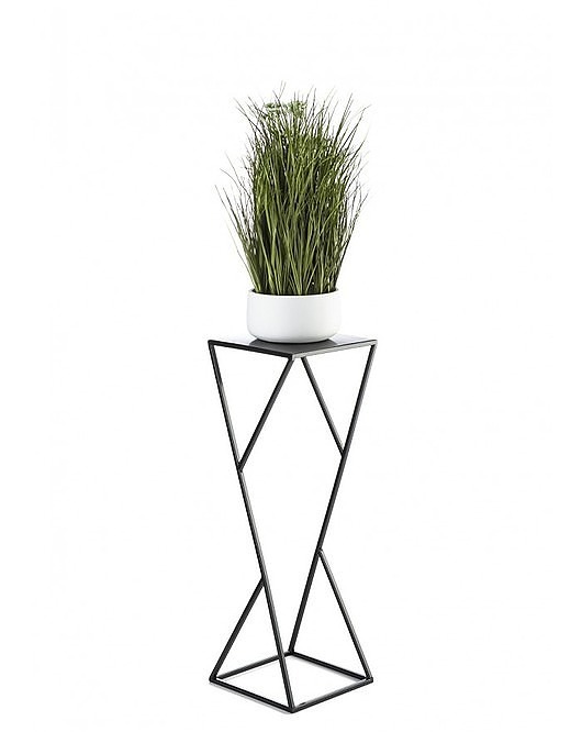 kwietniki Kwietnik Metalowy Santoro Czarny 70 cm