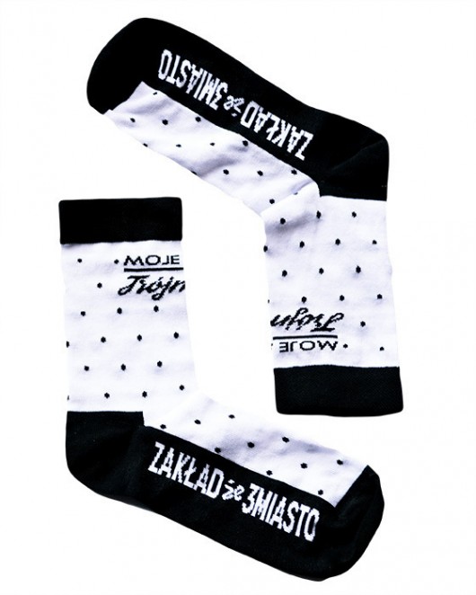 skarpetki unisex- MOJE MIASTO TO TRÓJMIASTO ZAKLAD ze 3MIASTO