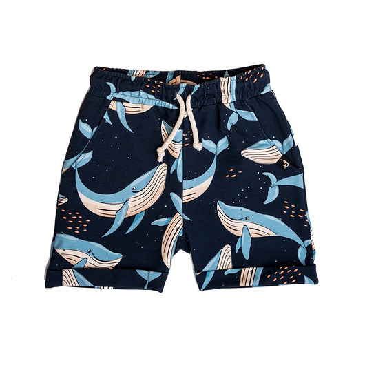 spodnie dla chłopców Szorty Granatowy Wieloryb